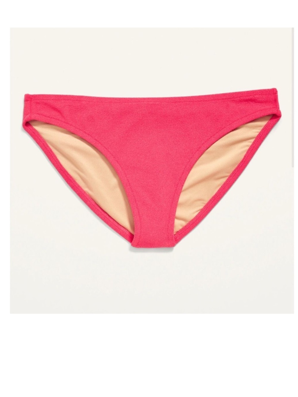 Old Navy Pink Terry Classic Bikini Bottoms NEW Size XXL Lined
